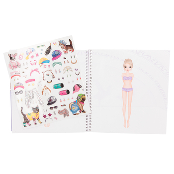 Альбом с наклейками Motto A/S Наряди меня. Танцы Top Model (411140) - Pampik - 3