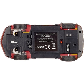 Автомодель на радиоуправлении Mondo Дорожный дрифтер Hot Wheels Drift Road 1:24 красный (63255) - Pampik - 3