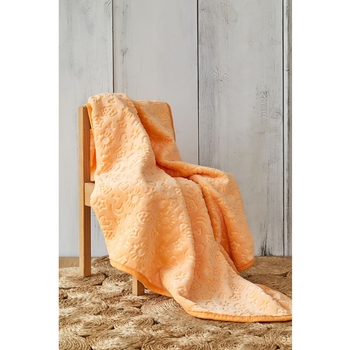 Детский плед в кроватку Karaca Home Candy Yavruagzı 120х100 см оранжевый (svt-2000022245296) - Pampik