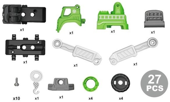Конструктор DIY Spatial Creativity Зелений кран LM9044 (CJ-1614185) - Pampik - 3