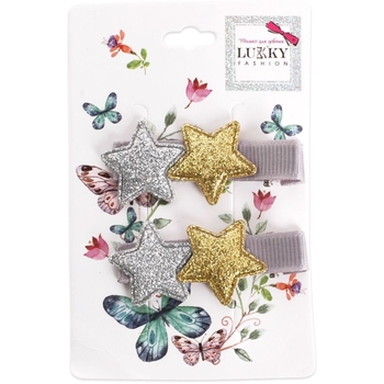 Заколка для волосся Lukky, золото-срібло, 2шт. (T18454) - Pampik