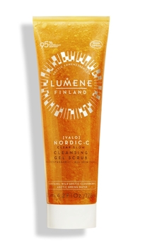 Очищуючий гель-скраб для сяяння шкіри Lumene Valo Clear Glow Cleansing Gel Scrub, 125 мл (8000019474237) - Pampik