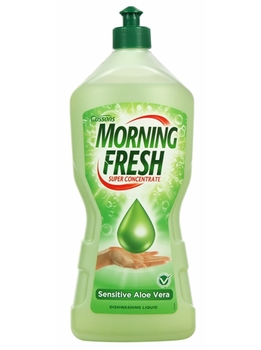 Засіб для миття посуду Morning Fresh Sensitive Aloe Vera, суперконцентрат, 900 мл - Pampik