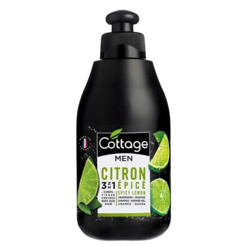 Гель-шампунь для душу Cottage Пряний лимон 3 в 1, 250 мл - Pampik
