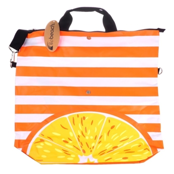 Сумка пляжная Offtop Фрукт, с молнией, оранжевый (864504) - Pampik