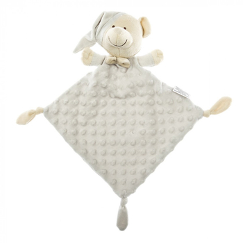 Плед с игрушкой-одеялом Interbaby Bubble Dou-Dou Bear Gray 110х80 см (8100220) - Pampik - 2