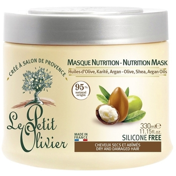 Маска для волосся Le Petit Olivier Hair Care Range, з оливковою та аргановою олією, 330 мл (3549620008500) - Pampik