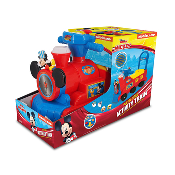 Толокар Kiddieland Міккі Маус Паровозик-сортер червоний (054874) - Pampik - 4