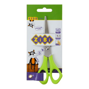 Ножиці дитячі для лівші ZiBi Kids line, салатовий (ZB.5002-15) - Pampik