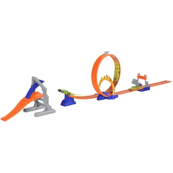 Ігровий набір Driven Turbocharge Stunt Jump Extreme, 16 елементів (WH1112Z) - Pampik