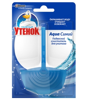 Подвесной блок для унитаза Туалетный Утенок 4в1 Aqua - Pampik