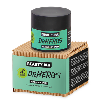 Трав'яний бальзам для губ Beauty Jar Dr. Herbs, 15 мл - Pampik