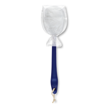 Мочалка для тела с ручкой Offtop, синий (855723) - Pampik