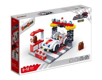 Конструктор BanВao Швидкісні гонки Автомийка, 219 елементів (8639) - Pampik