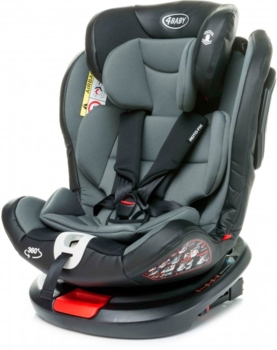 Автокрісло 4Baby Roto-Fix Gray, серый (4RF03) - Pampik