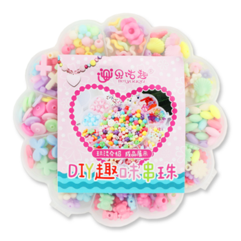 Набір намистин для плетіння Offtop Квітка, 480 шт. (833738) - Pampik