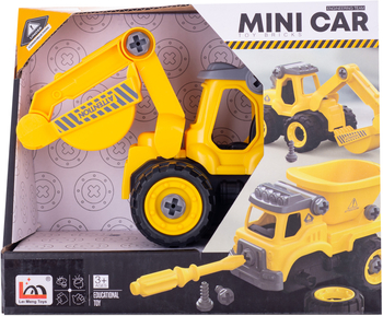 Конструктор DIY Spatial Creativity Екскаватор LM9011, жовтий (CJ-1614166) - Pampik - 4