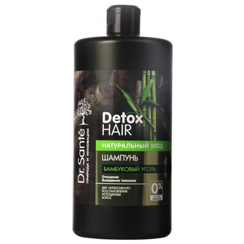 Шампунь для волосся Dr. Sante Detox Hair Очищення та виведення токсинів, 1 л - Pampik