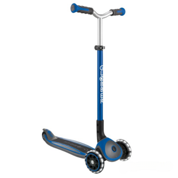 Самокат Globber Master Lights колеса з підсвіткою синій (662-100-2) - Pampik - 2