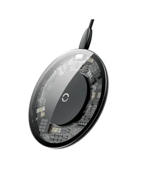 Бездротовий зарядний пристрій Baseus Simple Crystal (CCALL-AJK01), прозорий (т31425) - Pampik - 2