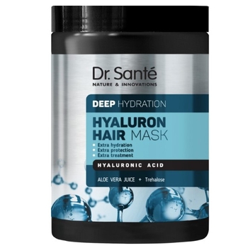 Маска для волос Dr. Sante Hyaluron Hair Deep hydration, 1 л - Pampik
