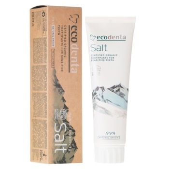 Зубна паста Ecodenta Cosmos Organic для чутливих зубів та ясен, з натуральною сіллю та калієм, 100 мл - Pampik