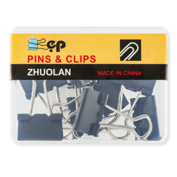 Набір канцелярських біндерів D2 Pins&Clips, 8 шт (853748) - Pampik