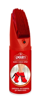 Мини-спрей для восстановления замши и нубука Smart, 100 мл, красный - Pampik