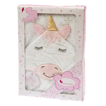 Рушник Interbaby Unicornio, білий (8100272) - Pampik