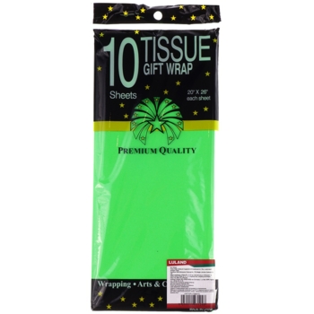 Набір паперу для пакування подарунків Offtop, зелений, 10 шт. (853442) - Pampik