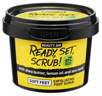 Скраб для ніг Beauty Jar Ready, Set, Scrub! 135 г - Pampik