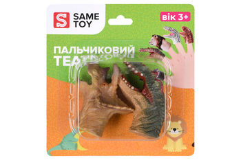 Набор пальчиковых кукол Same Toy Спинозавр и Трицератопс, 2 шт. (X236Ut-4) - Pampik - 4