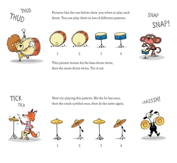 My First Drumming Book - Sam Taplin, англ. язык (9781474932363) - Pampik - 2