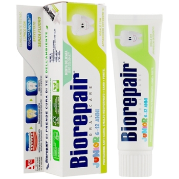 Детская зубная паста Biorepair Junior, 6-12 лет, 75 мл - Pampik
