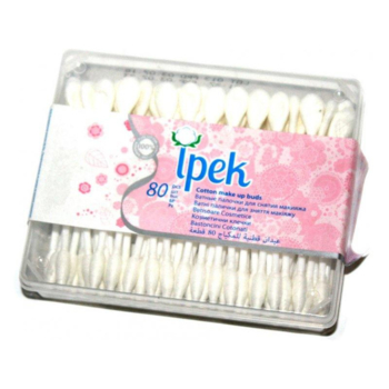 Ватні палички Ipek для зняття макіяжу, 80 шт. - Pampik
