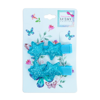 Заколка для волосся Lukky, блакитний, 2шт. (T18454) - Pampik