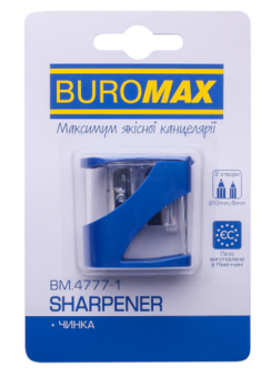 Точилка з контейнером Buromax Master Twist, синій (BM.4777-1) - Pampik - 3