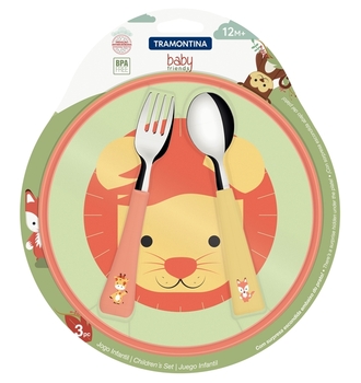 Набір дитячого посуду Tramontina Baby Friends, 3 предмети (23797/907) - Pampik - 2