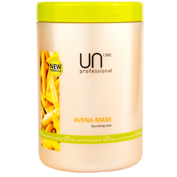 Маска для волосся UNi.tec Avena Mask живильна з протеїнами вівса, 1000 мл (20879) - Pampik