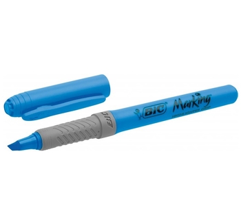 Маркер текстовый BIC Highlighter Grip, синий, 1 шт. (811931) - Pampik - 3