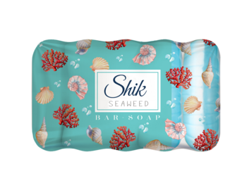 Мило туалетне Shik Класичне З морськими водоростями 50/50, 350 г (5 шт. по 70 г) - Pampik