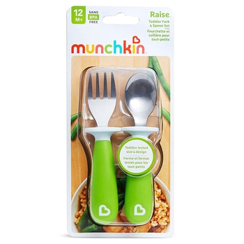 Набір Munchkin Raise ложка та вилка, зелений, 2 шт. (27148.03) - Pampik - 4