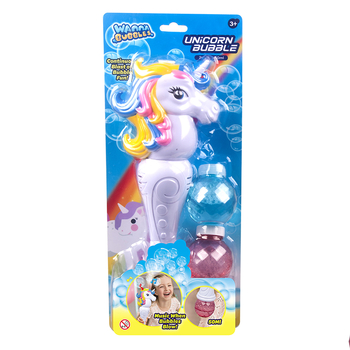 Мильні бульбашки Wanna Bubbles Чарівний Єдиноріг, білий, 100 мл (BB337) - Pampik - 2