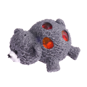 Игрушка-антистресс Offtop Медведь, серый (860255) - Pampik