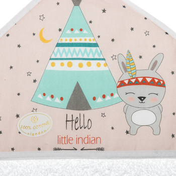 Полотенце Interbaby Tipi Oso, розовый (8100228) - Pampik - 2