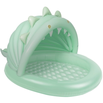 Дитячий надувний басейн Sunny Life Діно, крижана м'ята (S1PPOOSE) - Pampik