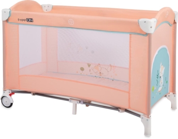 Ліжко-манеж FreeOn Sleepy fox Peach (8002638) - Pampik