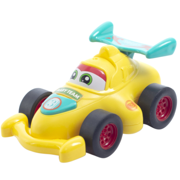 Машинка Baby Team інерційна, жовта (8620_машинка жовта) - Pampik - 2