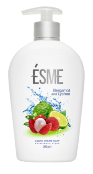 Крем-мило для рук Esme Бергамот і лічі, 300 мл - Pampik