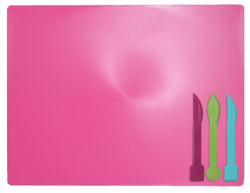 Дошка для пластиліну ZiBi Kids Line, 3 стека, рожевий (ZB.6910-10) - Pampik